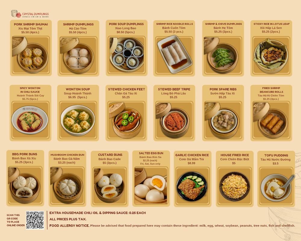 Crystal Dumplings Menu image 2